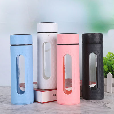 comprar Customizado, leve, bonito, ecológico, garrafa de vidro de 400 ml, livre de BPA, de vidro de camada dupla, garrafa de água quente para bebidas quentes, com alta concentração de H2 online manufacture