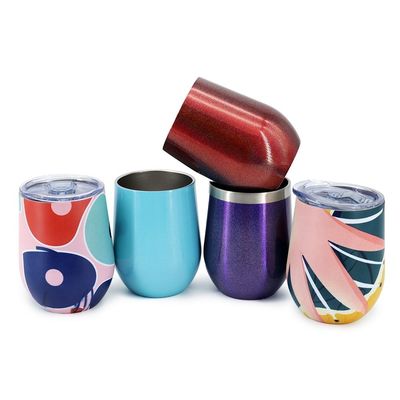 comprar Tubarão isolado a vácuo em forma de ovo de 12 oz Tubarão de vinho personalizado de aço inoxidável com tampa à prova de vazamento Manter a bebida quente e fria 3-6 horas Design atencioso online manufacture