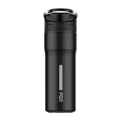 comprar 450ml portavel de parede dupla personalizado garrafas de água de aço inoxidável a granel garrafa de água de viagem de aço inoxidável com alça no topo design simples online manufacture