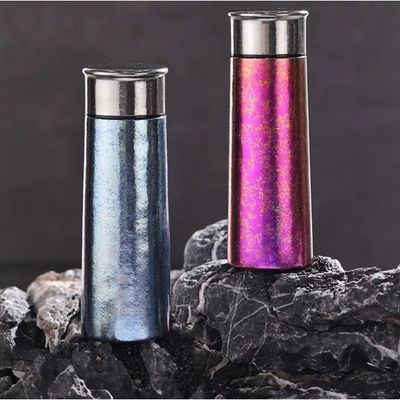 comprar Garrafa de água de metal elegante e elegante de explorador de titânio garrafa de água de aventura de 360 ml resistência à corrosão superior online manufacture