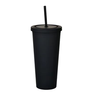 comprar Cor de doces leve magro 22 oz Tumbler de plástico transparente de parede dupla Tumblers acrílicos com palha 450/700ml Design à prova de vazamento de grande capacidade online manufacture