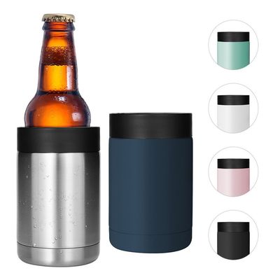 comprar 380ML Flasca de vácuo de aço inoxidável de parede dupla personalizada para manter a frio Refrigerador de cerveja isolado online manufacture