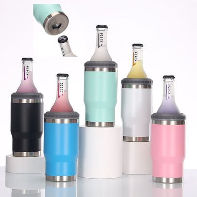 comprar Estilo 360ml personalizado cerveja isolada pode segurador de parede dupla de aço inoxidável vaso de vácuo com 2 tampas 4 em 1 design de qualidade alimentar Eco-friendly online manufacture