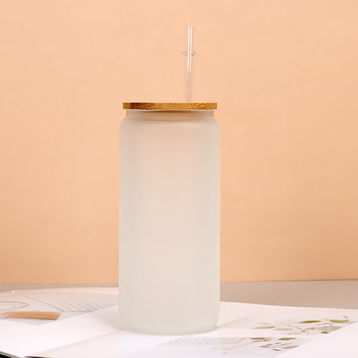comprar Resistência à queda Garrafa de água de vidro transparente Borosilicato de vidro para uso doméstico Caixinha de café com palha Grande capacidade 8 * 15cm Personalizado aceitável online manufacture