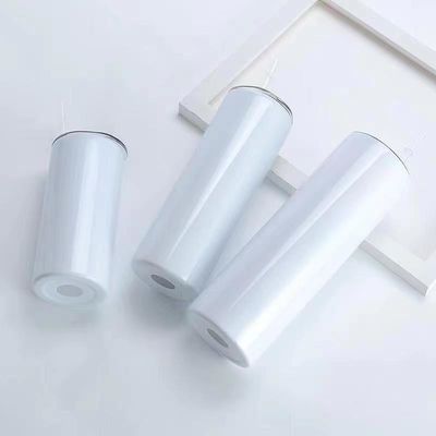 comprar Sublimação Tumblers a granel 20 Oz Direito Magro de aço inoxidável Dupla parede Isolado Sublimação garrafas de água em branco com tampa online manufacture