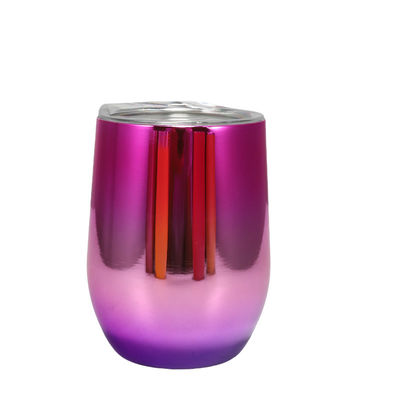 comprar 12oz Tubler de vinho isolado com tampa Dupla parede de vácuo de aço inoxidável de vidro caneca de café Tubler isolado Copo Para Champagne Cocktail cerveja online manufacture