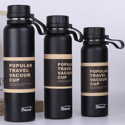 comprar Bottle de água de aço inoxidável de vácuo de parede dupla personalizada com tampa com design de logotipo online manufacture