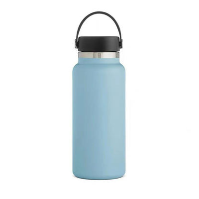 comprar BPA livre de parede dupla boca padrão de vácuo isolado bebida desportiva aço inoxidável em pó revestido de garrafa de água logotipo personalizado online manufacture