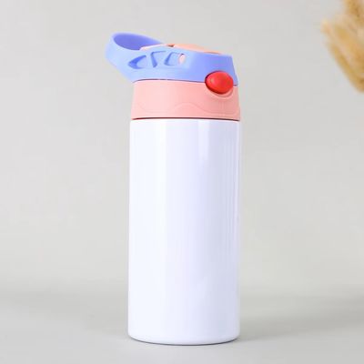 comprar Bebês Sublimação Tumbler com tampa e palha 12 oz Bebês Sublimação garrafas de água de aço inoxidável Sublimação copos para bricolage Tumbler isolado Impressão térmica online manufacture