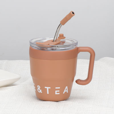 comprar Escritório e lar Essential aço inoxidável isolado caneca / tumbler com tampa e canudos Directo beber ou opção de palha online manufacture