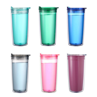 comprar Copo RPS de Chapa de Empurrar para Bebidas Renováveis Limonada Fresca e Leve Copo de Chá de Frutas de Camada Dupla 530ML Certificado GRS online manufacture