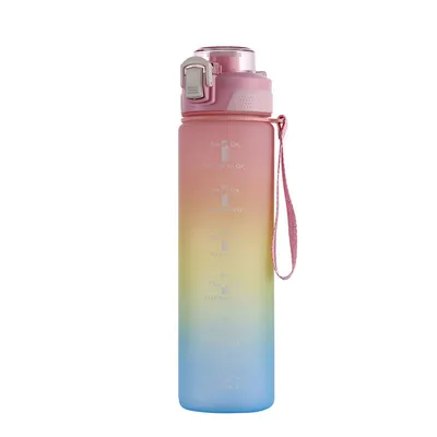 comprar Garrafa de água motivacional Tritan 32 Oz sem BPA 5507501000ML Garrafa de água com rastreamento de tempo esportivo Boca larga à prova de vazamentos Moda como presente de Natal online manufacture