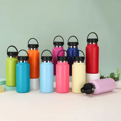 comprar Logotipo personalizável Taça Esportiva de aço inoxidável com alça Direito de Bebida Isolamento térmico Unisex para ginástica Fabricação em linha