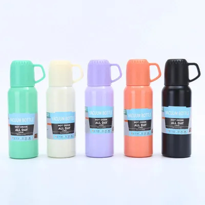 comprar Garrafa de água com isolamento a vácuo Termo com copo 648ml / 22oz de aço inoxidável garrafas de água térmica água Termo frasco Termo para bebidas quentes e frias Água de café online manufacture