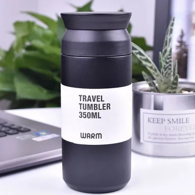 comprar Estilo Japonês Viagem Tumbler Vacuo Termos Isolado Azul 450 ML 15,2 Oz Médio Fabricação em linha