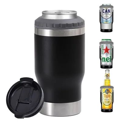 comprar Porta-Copas de aço inoxidável de parede dupla e isolado Metal Porta-Copas de cerveja para cerveja magra Eco-friendly Estilo e elegância Fabricação em linha