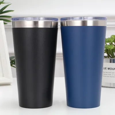 comprar 16 Oz Duplo Pared Isolado de aço inoxidável Tumbler Set. Fabricação em linha