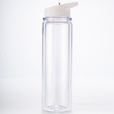 comprar Garrafa de água com alça dupla com lantejoulas, garrafa de água esportiva portátil com camada intermediária para inserção de garrafa de água RAS com certificação GRS Fabricação em linha