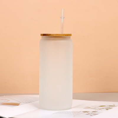 comprar Resistência à queda Garrafa de água de vidro transparente Borosilicato de vidro para uso doméstico Caixinha de café com palha Grande capacidade 8 * 15cm Personalizado aceitável online manufacture