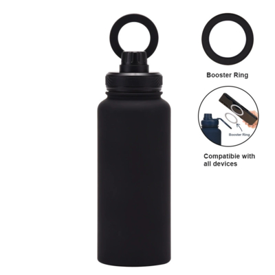 comprar New Cross-border Mobile Phone Magnetic Stand Water Cup Outdoor Large-capacity 1L Insulated Cup Stainless Steel Sports Water Bottle Fabricação em linha