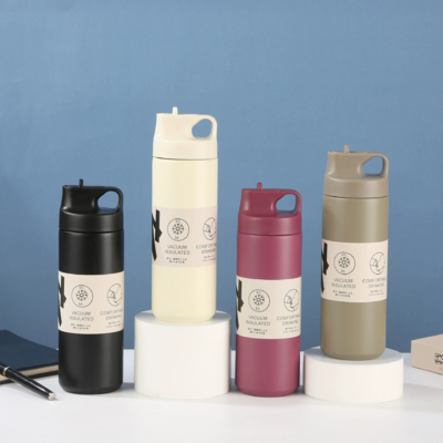 comprar Wholesale Of Cross-border Japanese 304 Stainless Steel Insulated Tumbler Spout Type Sports Water Cup Simple And Portable Sports Water Bottles Fabricação em linha