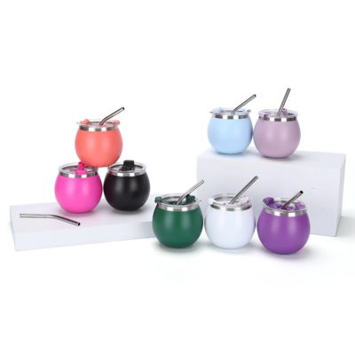 comprar Copo isolado de aço inoxidável 304 da Amazon transfronteiriça Mini copo de casca de ovo brasileiro e argentino Copo Mate portátil para exterior Fabricação em linha
