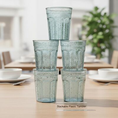 comprar Tumbler de plástico empilhável livre de BPA parede dupla durável bebida leve ideal para restaurantes cafés e locais de eventos Fabricação em linha