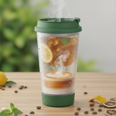 comprar Tampa Deslizante de Plástico para Copo Térmico, Adequado para Bebidas Quentes e Frias, Recipiente Ecológico Reutilizável Fabricação em linha
