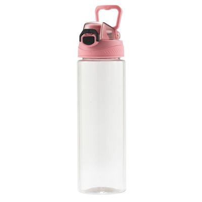 RPET renovável Flasca de água elegante de 700 ml Plastico portátil com alça de moda Flascas de água plásticas esportivas para adultos com certificação GRS