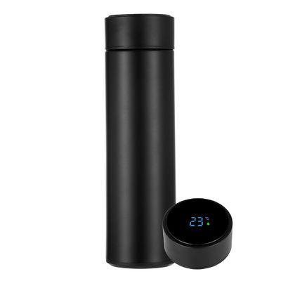 Prova de vazamento 350/500ML garrafa de água inteligente de aço inoxidável com display de temperatura LED garrafa de água de vácuo de aço inoxidável para esportes ao ar livre fácil de limpar