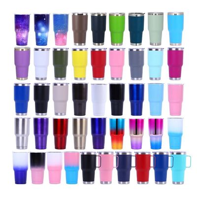 Incrível Eco Amigável BPA Livre 30 Oz Tubarão à vácuo isolado Tubarão de parede dupla magra Tubarão de metal personalizado Cabem na maioria dos porta-copas Resistente à ferrugem