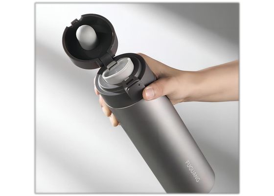 500 ml garrafa de água de titânio leve resistente ao calor do ciclismo de acampamento ao ar livre garrafa de água de metal com tampa selada para evitar fugas fácil de transportar