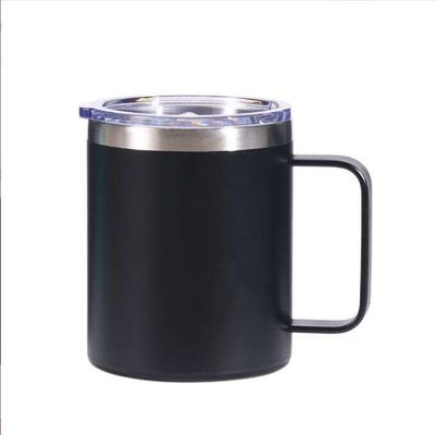 14oz Tubarão de viagem de aço inoxidável caneca de café isolada logotipo personalizado caneca de vinho aspirador caneca de café com alça