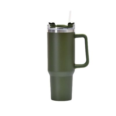 Extintor de 40oz com alça de aço inoxidável