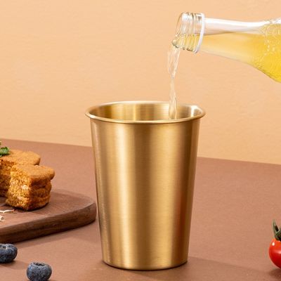 16 onças de aço inoxidável Pint Cup Conjunto de 4 saudáveis Incrustável empilhável copos de bebida caneca de cerveja para bar casa ao ar livre