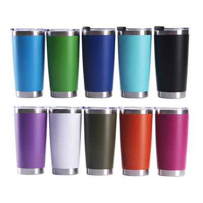 Gráfico de 20oz Duplo Parede Vacuum Isolado Tumbler aço inoxidável Carro Viagem canecas de café com tampas