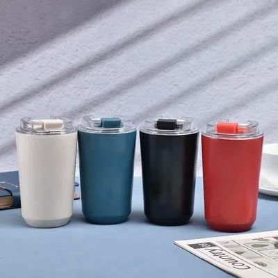 280ML/380ML BPA livre isolado de aço inoxidável de vácuo caneca Sus 304 aço inoxidável de café tumbler com tampa Anti deslizamento acabamento fosco OEM / ODM aceitável