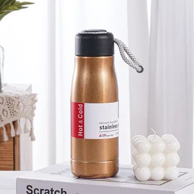 Garrafa de água isolada – 20oz com parede tripla, sem BPA, à prova de vazamentos, aço inoxidável, térmica para bebidas quentes e frias – Garrafa de água reutilizável ideal para trabalho, esportes, viagens e escola