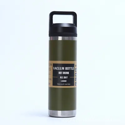 20OZ / 28OZ / 40OZ Vacuo Isolado de aço inoxidável Botão de água de parede dupla,Bota de alta capacidade para água quente ou gelada,Tea, Café, Suco,Multifuncional como xícara ou garrafa