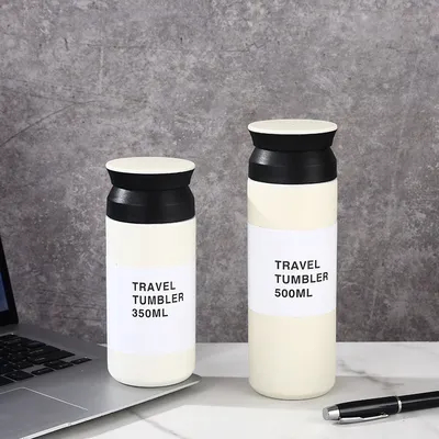 Tubarão de viagem 11,8 Fl Oz 350 Ml Branco Dupla parede vácuo Construção retenção de calor e frio