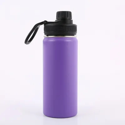 18oz 22oz 24oz 32oz 40oz garrafa de água isolada com tampa de canilha tampa de palha