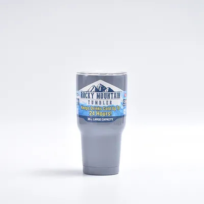 30oz a granel com tampa e palha cálice de café isolado cálice de café durável de parede dupla vácuo viagem caneca de café térmica para bebidas quentes e frias
