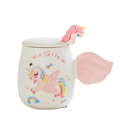 Taça Cerâmica Unicorn com Base de Aquecimento USB 300ml